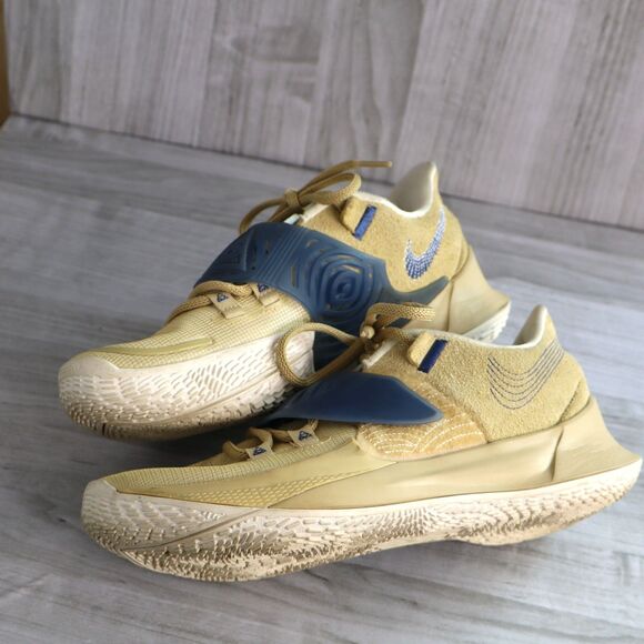 Nike Size 6.5 Kyrie 3 Low Sashiko Pack Sesame Navy Suede Mesh XC sneakers main image 11